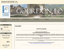 Tablet Screenshot of gourdon.fr